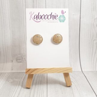 Polymer Clay Stud Earrings Glittery