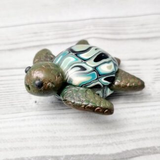 3D Turtle Brooch