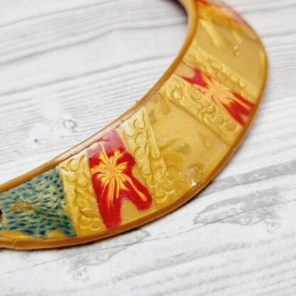 Dynasty Polymer Clay Collar Necklace - Image 4