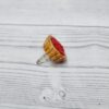 Novelty Miniature Food Cherry Pie Ear Jack Dust Stopper - Image 2