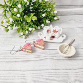 Novelty Miniature Food Cake Earrings