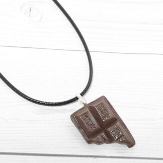 Novelty Miniature Food Chocolate Pendant Necklace