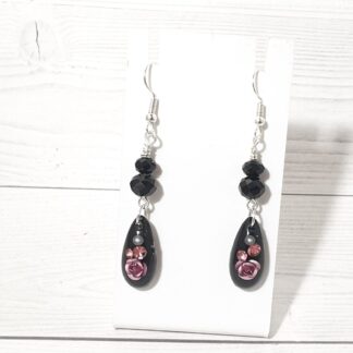 Resin Floral Earrings
