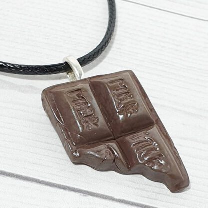 Novelty Miniature Food Chocolate Pendant Necklace - Image 2