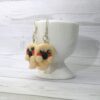 Novelty Glow In The Dark Ghost Halloween Earrings - Image 2