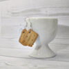 Novelty Miniature Food Cookie Biscuit Earrings - Image 2