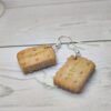 Novelty Miniature Food Cookie Biscuit Earrings - Image 4