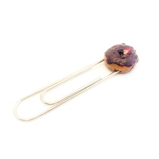 Novelty Miniature Food Chocolate Donut Bookmark