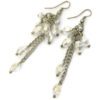 Sparkly Clear Dangle Earrings - Image 2