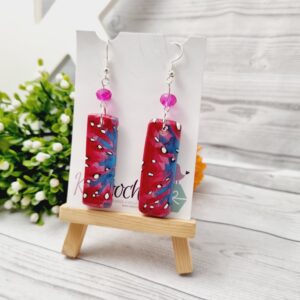 Elevate Your Look: Unique Dart Frog Polymer Clay Earrings