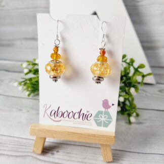 Honey Genie Bottle Style Beaded Dangle Earrings