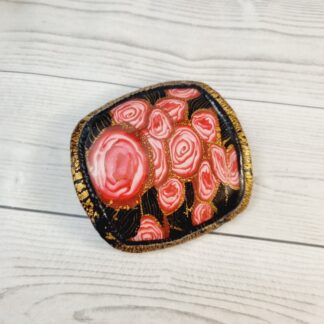Polymer Clay Pendant - Roses