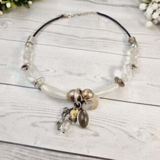 Mixed Beaded Choker Necklace - Moon Sugar