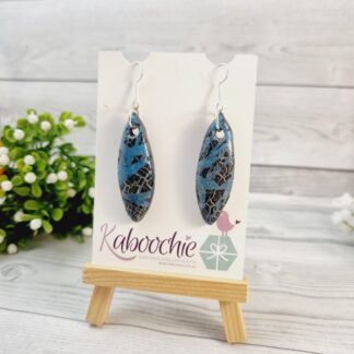 Polymer Clay Earrings - Crackle