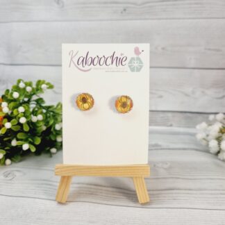 Silver Bezel Studs - Spiders