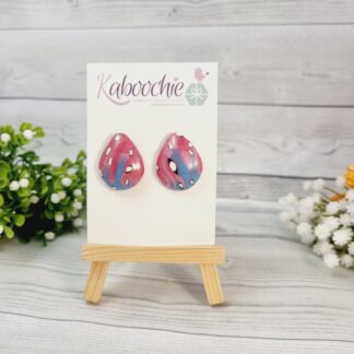 Polymer Clay Earrings - Dart Frog Studs