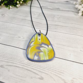 Polymer Clay Pendant - Aurora Trace