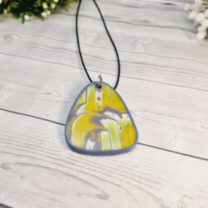 Polymer Clay Pendant - Aurora Trace