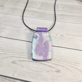 Polymer Clay Pendant - Celestial Fade