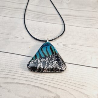 Polymer Clay Pendant - Zebra Dust