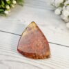 Polymer Clay Pendant - Red Asymetrical