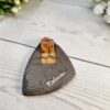 Polymer Clay Pendant - Red Asymetrical - Image 2