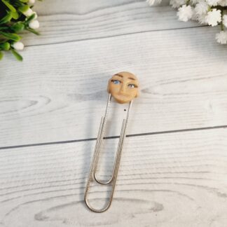 Whimsical Clay Bookmark Clips – Handmade Polymer Topper & Jumbo Clip