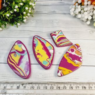 Assorted Polymer Clay Pieces ready for DIY