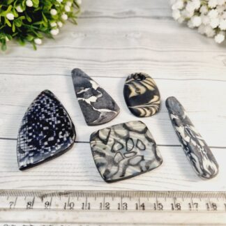 Assorted Polymer Clay Pieces ready for DIY