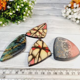 Assorted Polymer Clay Pieces ready for DIY