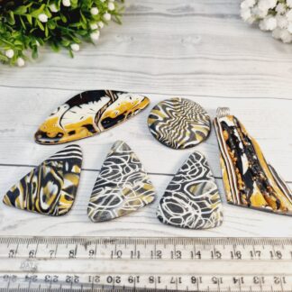 Assorted Polymer Clay Pieces ready for DIY