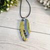 Polymer Clay Pendant - Shimmering River