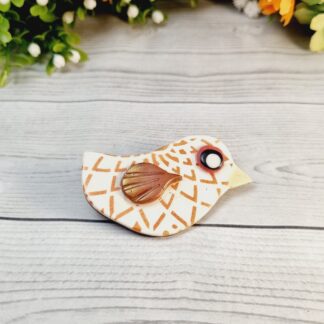 Whimsical Bird Brooch