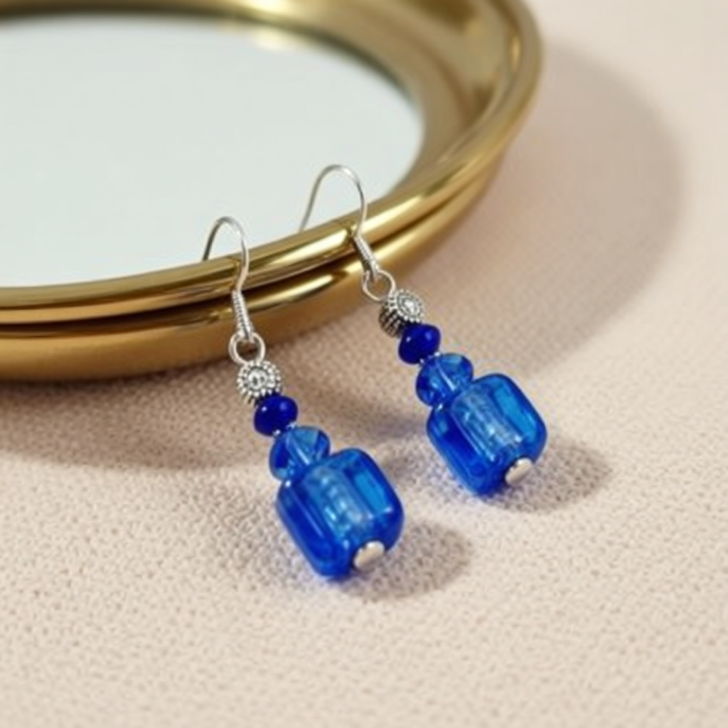 Cute Assorted Bead Dangle Earrings – Unique & Playful Style