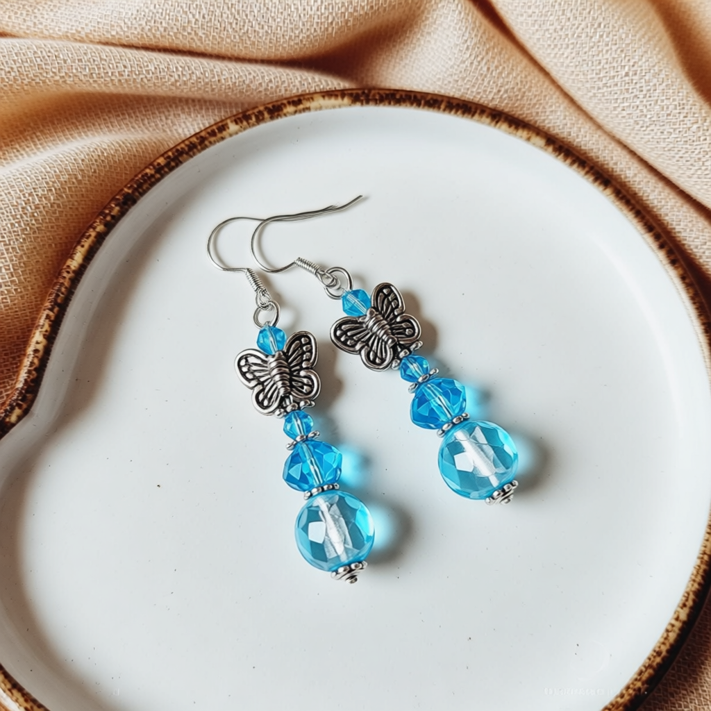 Cute Assorted Bead Dangle Earrings – Unique Style