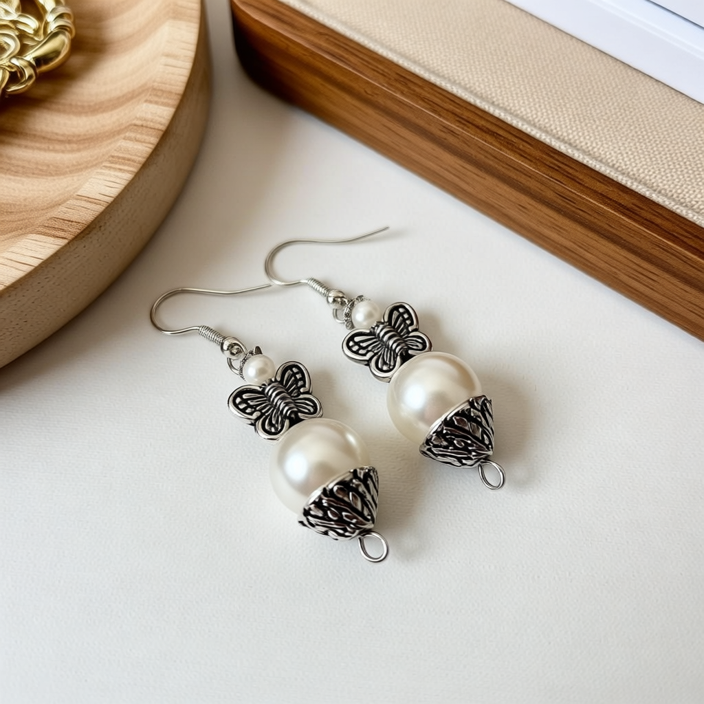 Cute Assorted Bead Dangle Earrings