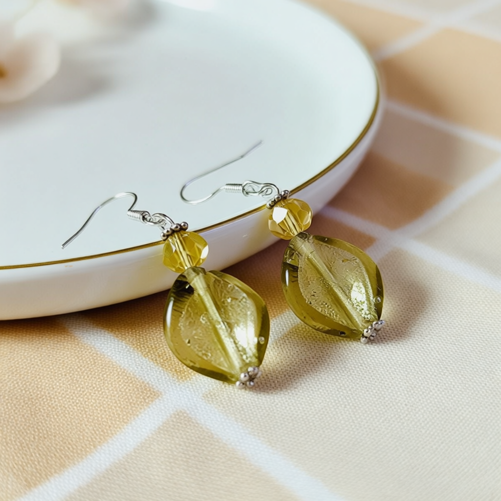 Eye-Catching Assorted Bead Dangle Earrings – Unique Style Statement