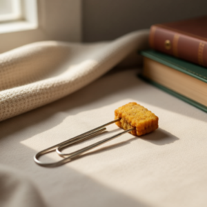 Fun Polymer Clay Bookmark Clip – Hand-Sculpted Topper Page Marker