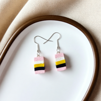 Hand Sculpted Polymer Clay Earrings – Liquorice Allsorts