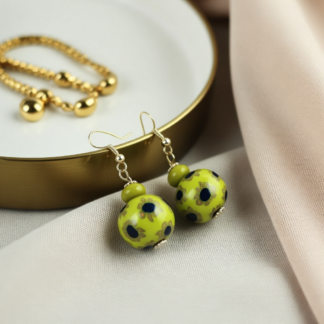 Polymer Clay Floral Earrings