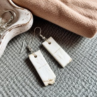 Relive the COVID Craze Polymer Clay Toilet Paper Earrings for COVID-19 Nostalgia