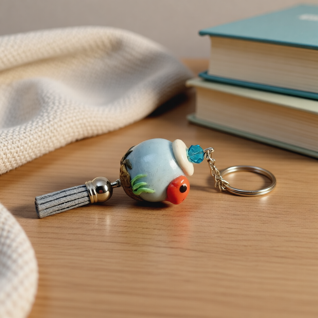 Unique Handmade Polymer Clay Keyrings – Express Your Personality