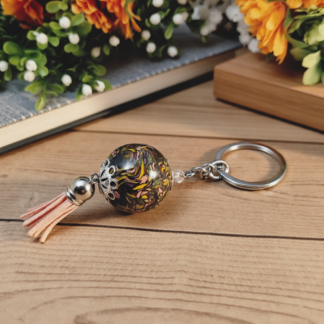 Unique Polymer Clay Keyring – Handmade Personality Pop for Keys & Bags