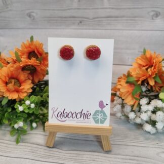 Novelty Miniature Food Cherry Pie Studs