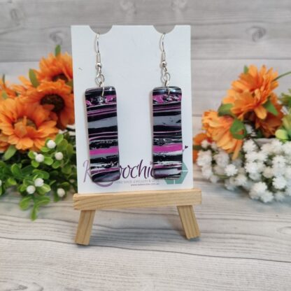 Polymer Clay Earrings Rock Candy