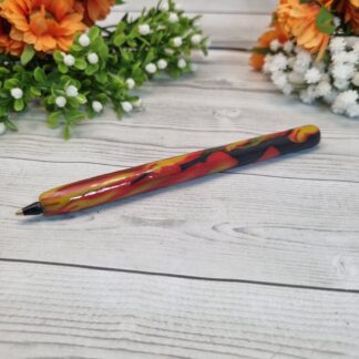 Polymer Clay Refillable Pen - Flame
