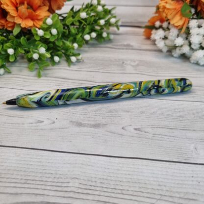 Polymer Clay Refillable Pen - Starry Night