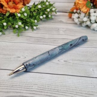 Polymer Clay Refillable Pen - Celestial Frost