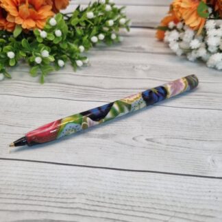 Polymer Clay Refillable Pen - Summer garden