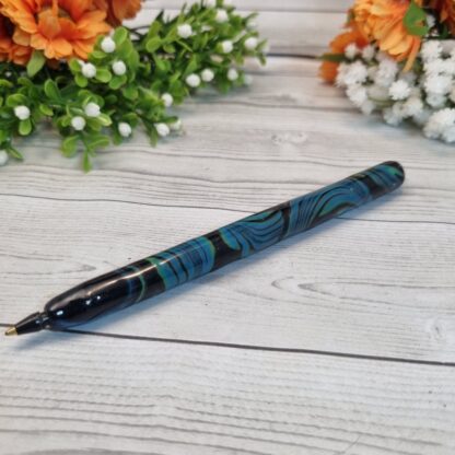 Polymer Clay Refillable Pen - Peacock